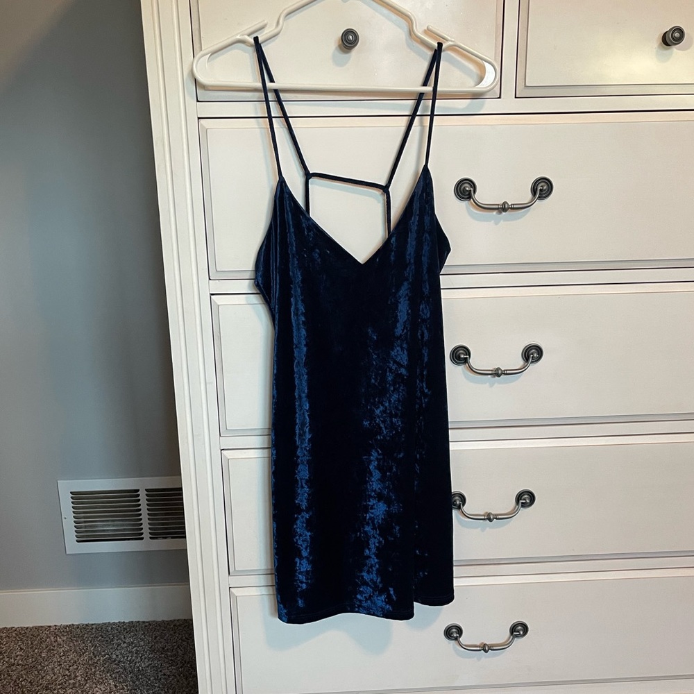 Lulus velvet mini dress